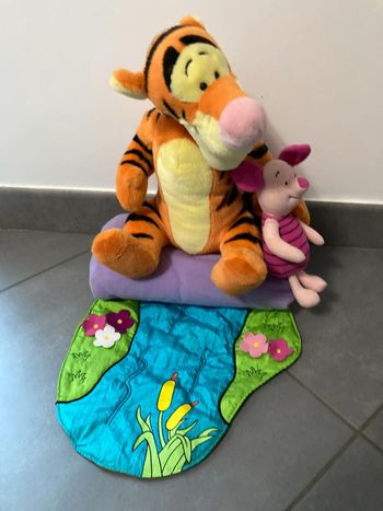 Disney tigron peluche tigrou doudou range pyjama bébé décoration