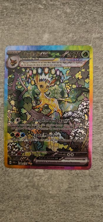 Carte Pokémon Phyllali EX évolutions prismatiques