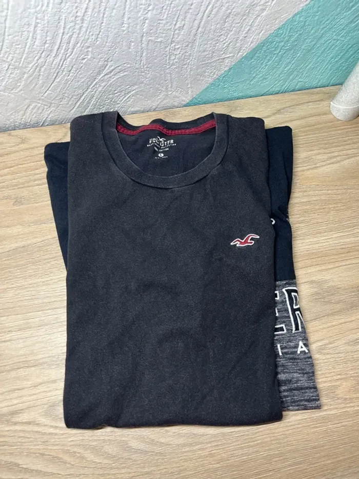 Lot de 4 T-shirt Hollister - taille S - photo numéro 3