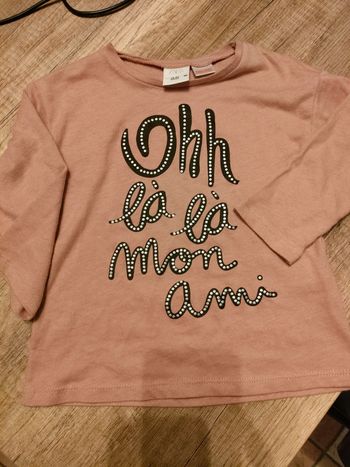 T-shirt Zara manche longue