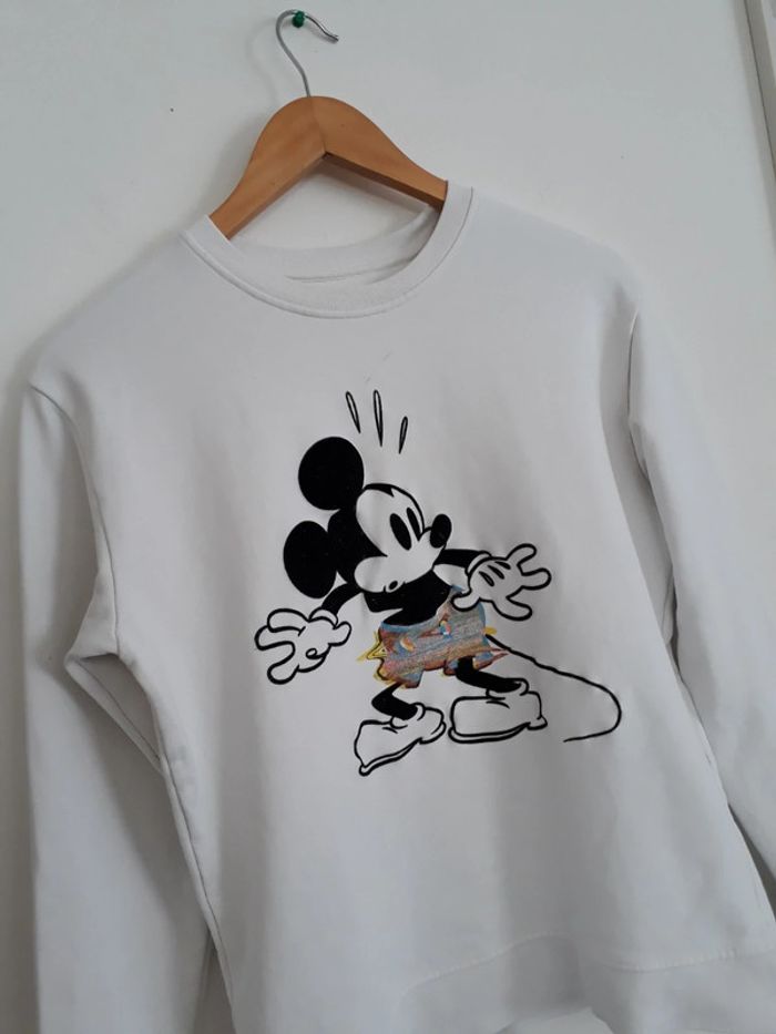 Pull/Sweat Vintage Disney Mickey Zara 90's Taille M🌿🛍 - photo numéro 3