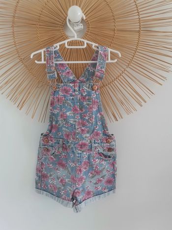 Salopette short denim&co 5/6 ans
