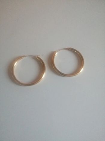 🌸Créoles dorées 50mm "Lou Yetu" 🌸