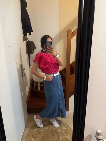 Blouse rose camaïeu 