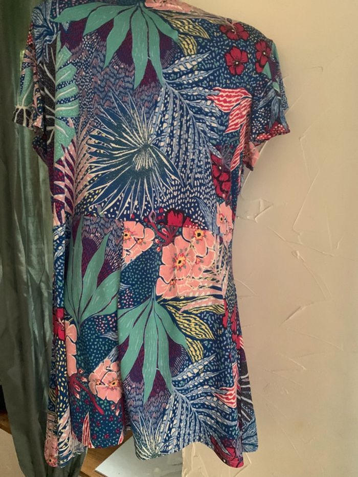 Blouse Afibel taille 46-48 colorée - photo numéro 8