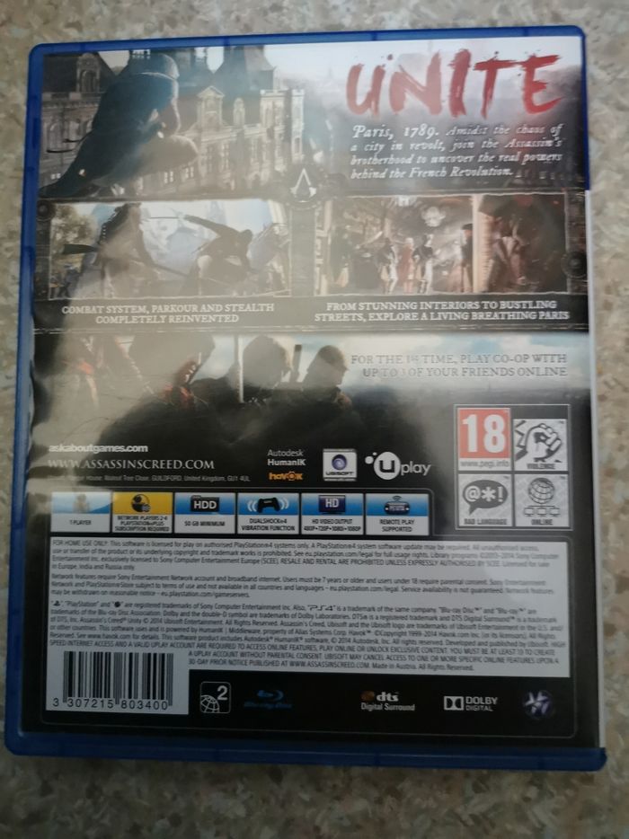 Assassin creed unity ps4 - photo numéro 2