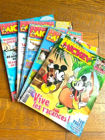 Lot 5 magazines Le Journal de Mickey Disney BD