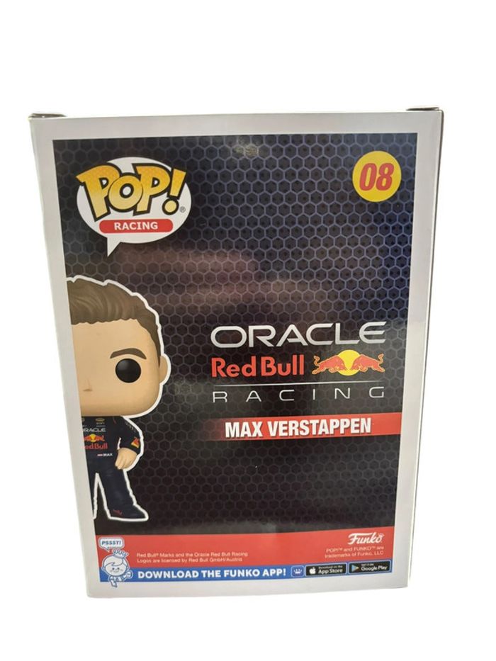 Figurine Funko Pop Formule 1 Oracle RedBull Max Verstappen 08 neuf - photo numéro 2