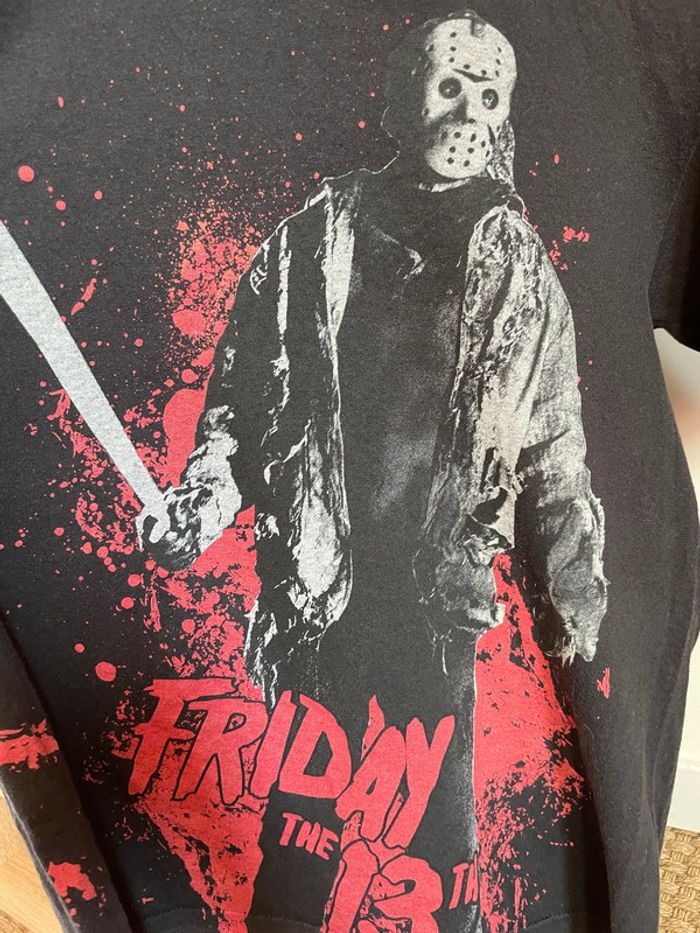 Rare Promotional Printed t-shirt Friday the 13th - photo numéro 6