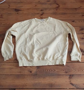 Sweat-shirt jaune pâle Jennyfer XS soleil