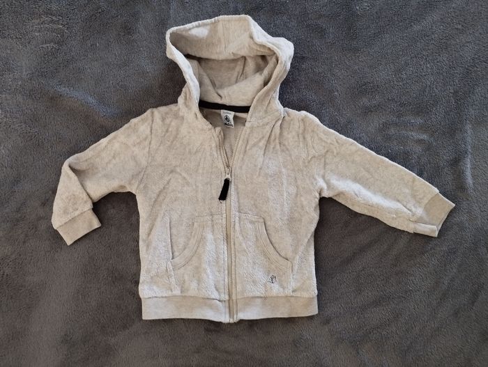 Sweat zippé Petit bateau 18/24 mois