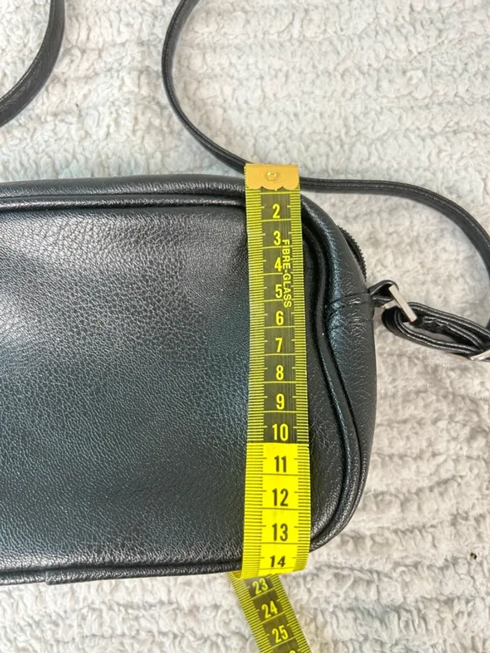 Sac bandoulière noir vintage Y2K - photo numéro 3