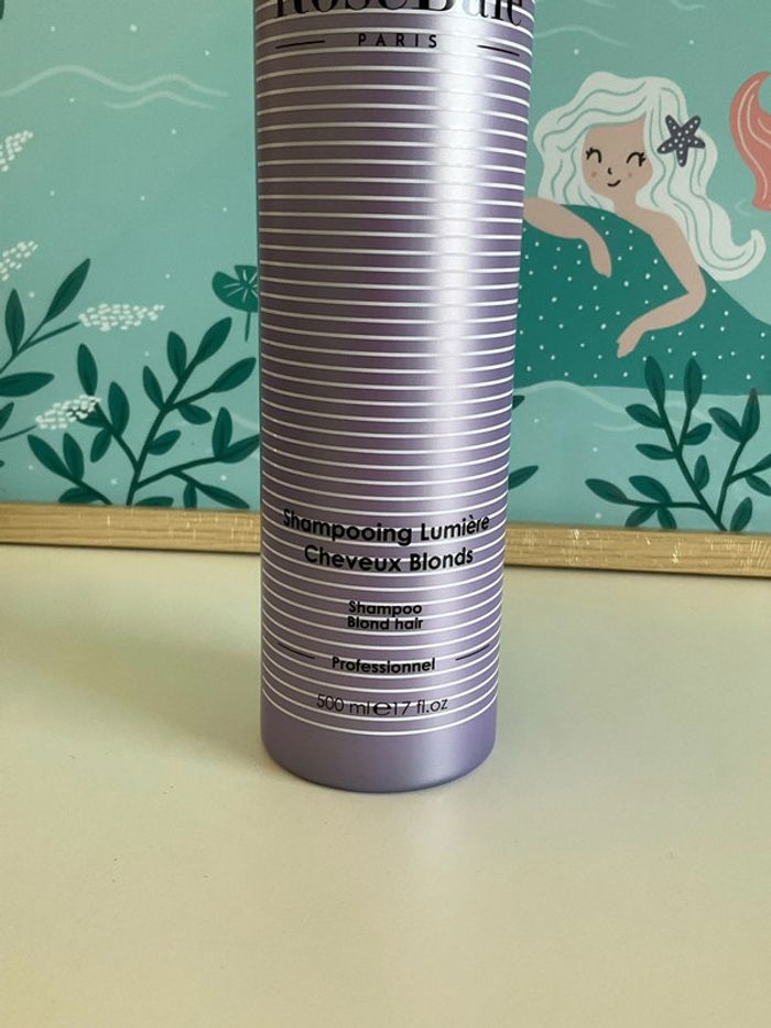 Shampoing lumière professionel 500ml Blond et Blanc Rosebaie - photo numéro 6