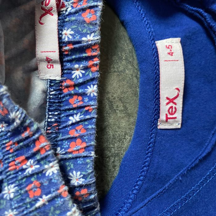 Ensemble jupe à volants et t-shirt 4-5 ans Tex - photo numéro 2