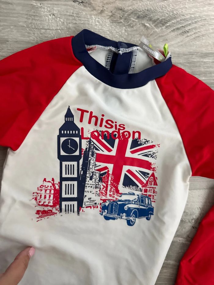 Tes shirt anti uv été Londres 4 ans garçon - photo numéro 3
