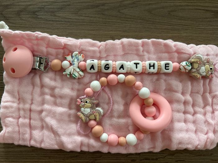 Coffret Agathe:  attache & anneau