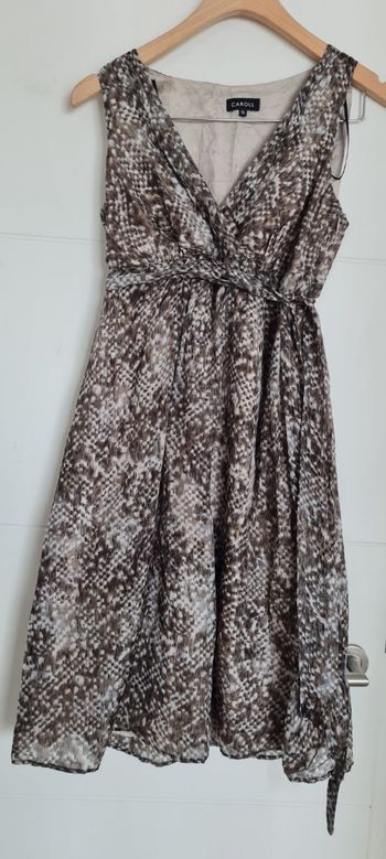 Robe en soie Caroll