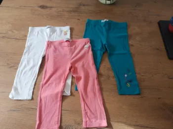 3 leggings la compagnie des petits 24m