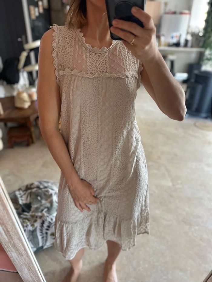 Robe bohème dentelle
