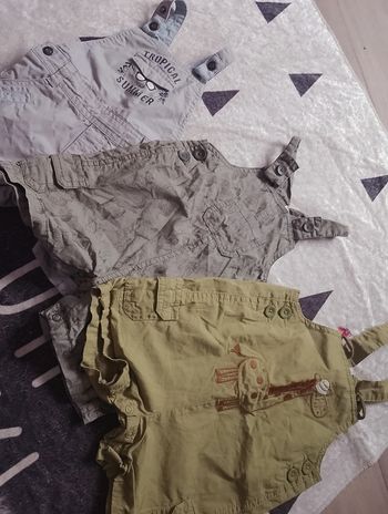 Lot salopette short