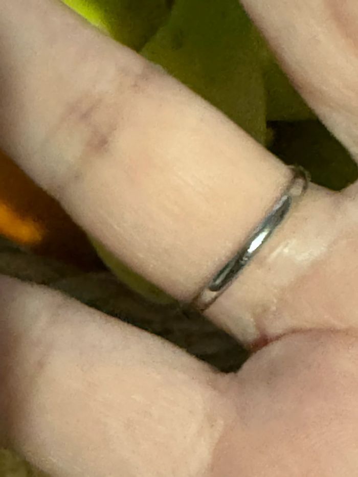 Bague réglable acier inoxydable or et argent gouttes serpent - photo numéro 4