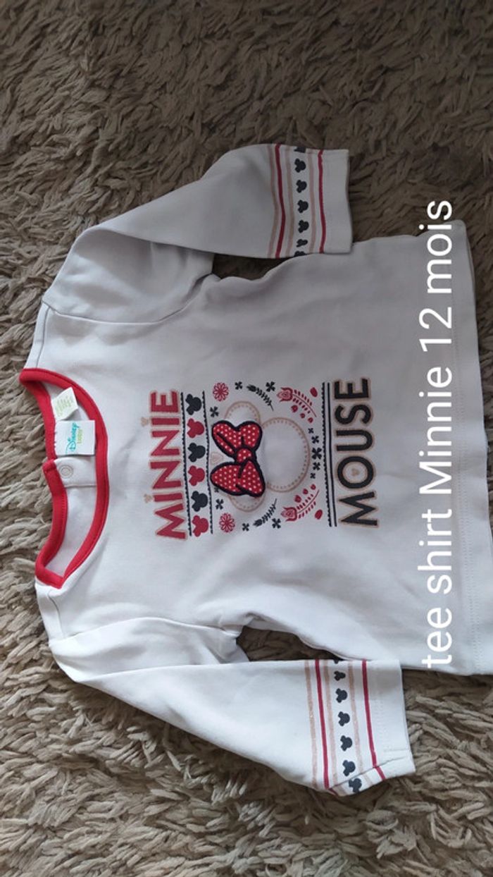 Tee shirt Minnie 12 mois