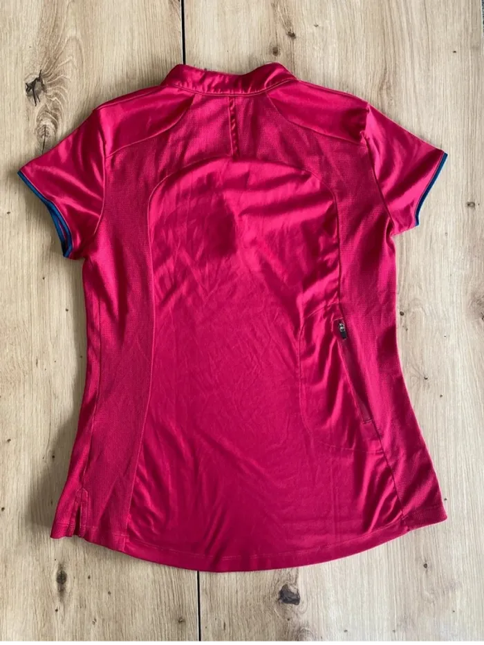 Polo Fouganza – Rose Fuchsia / Rouge – Taille S - photo numéro 2