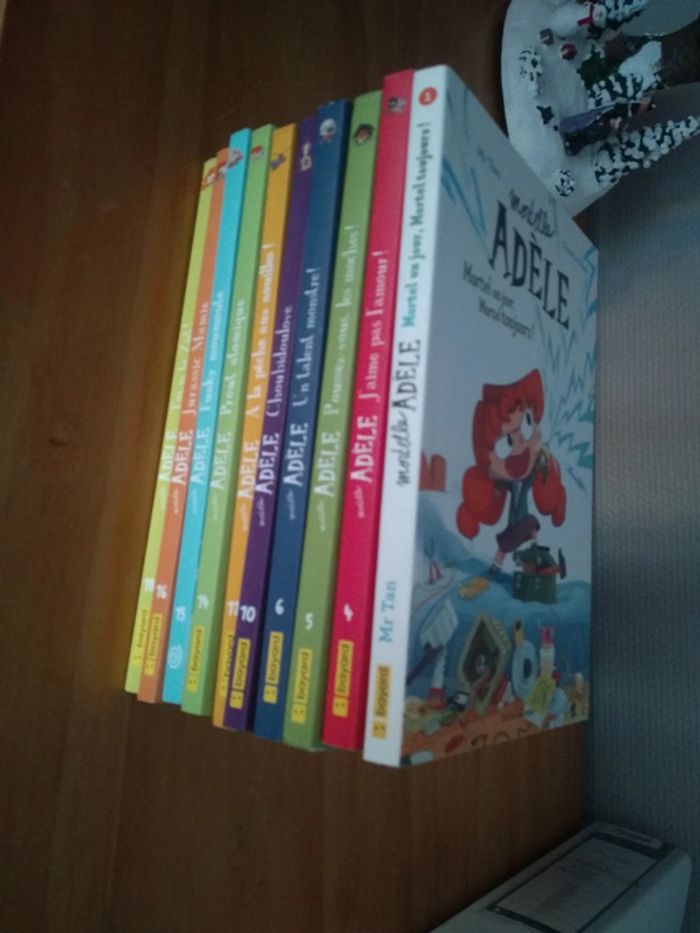 9 bd mortelle adele+ 1 livres - photo numéro 2