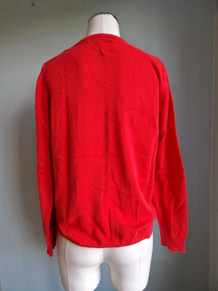 Pull col v rouge - m  - gaastra - photo numéro 5