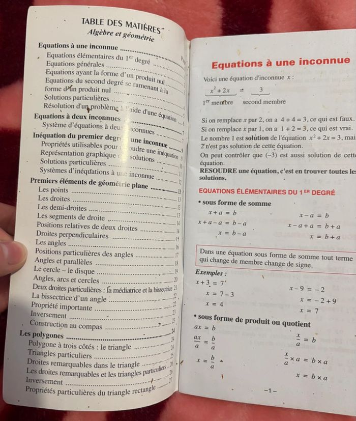 Livre d’exercice et leçon de maths - photo numéro 3