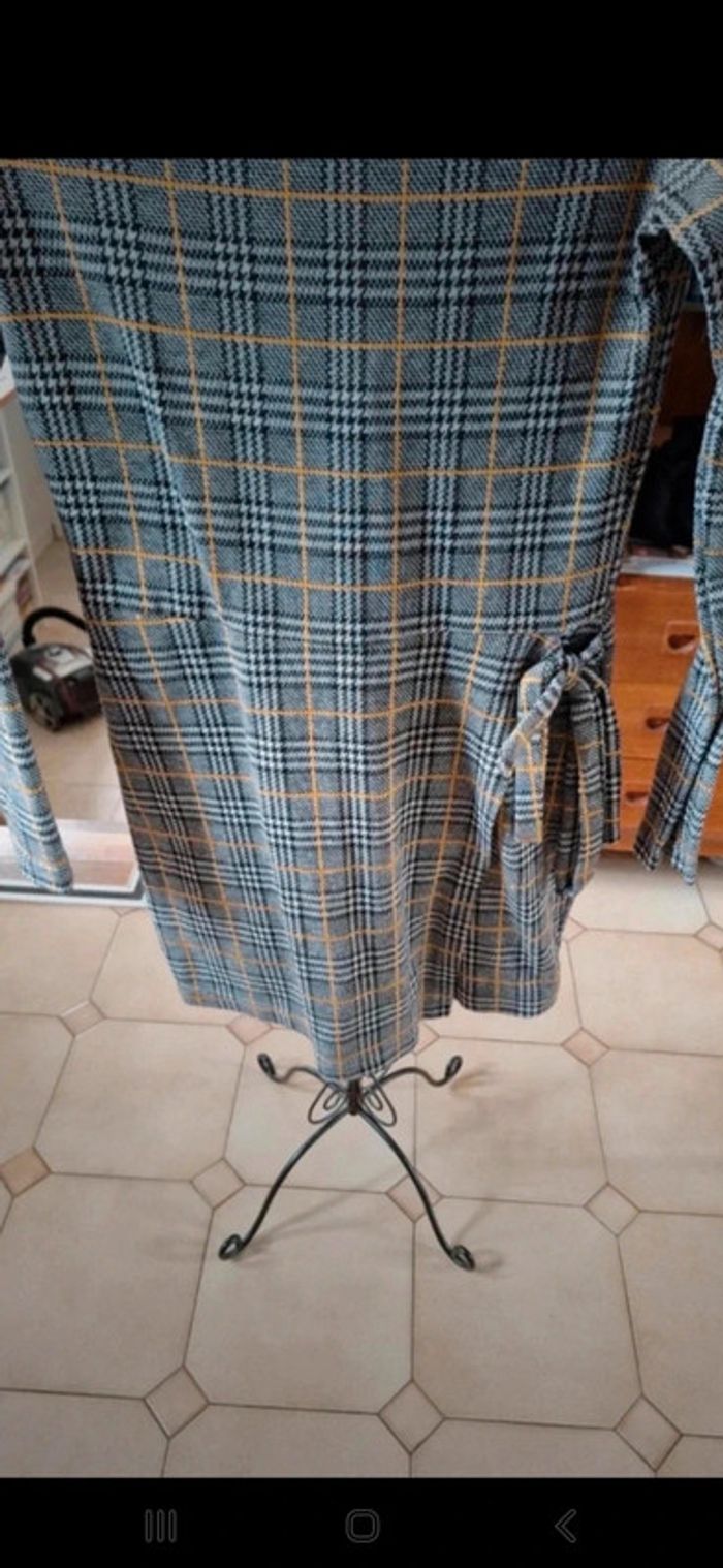 Combishort manches longues à carreaux Jennyfer taille S 👻 - photo numéro 2