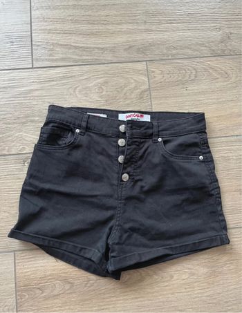 Petit short en jean noir skinny 🩳🖤