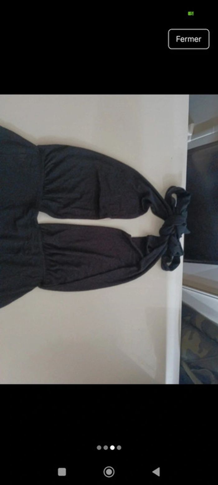 Robe dos nu femme à nouer Asos taille 38 rétro vintage - photo numéro 3