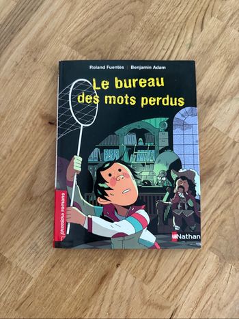 Livre mes 1er roman Le bureau des mots perdus