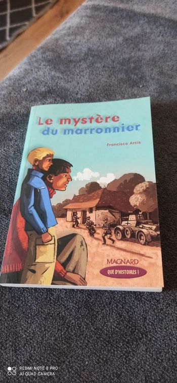 Livre le mystere du marronnier