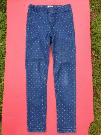 Jegging cœurs et pois 8 ans