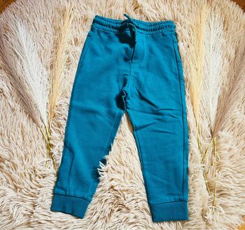 Pantalon jogging vert/bleu