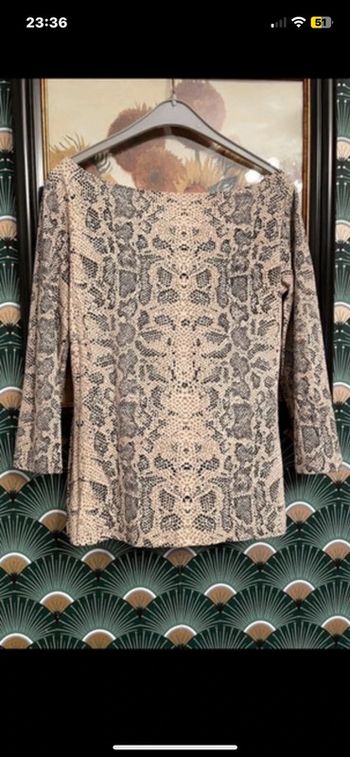 Blouse manches 3/4 Zara taille M 38/40 extensible