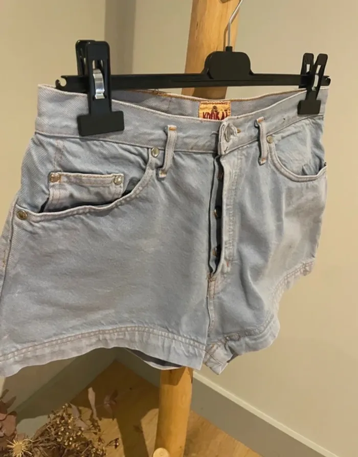 Short jean clair Kookaï - Taille S - photo numéro 8