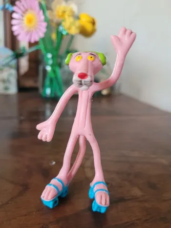 Vends panthère rose en fil de fer san carlo 80s