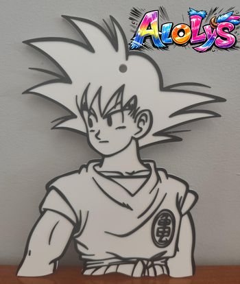 Décoration murale Dragon Ball Z songoku