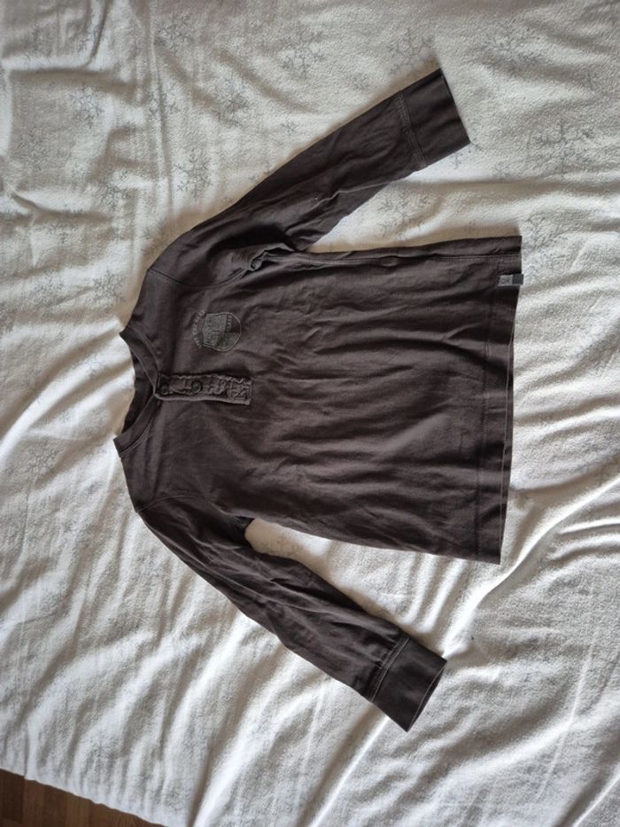 Manches longues 6 ans gris okaidi