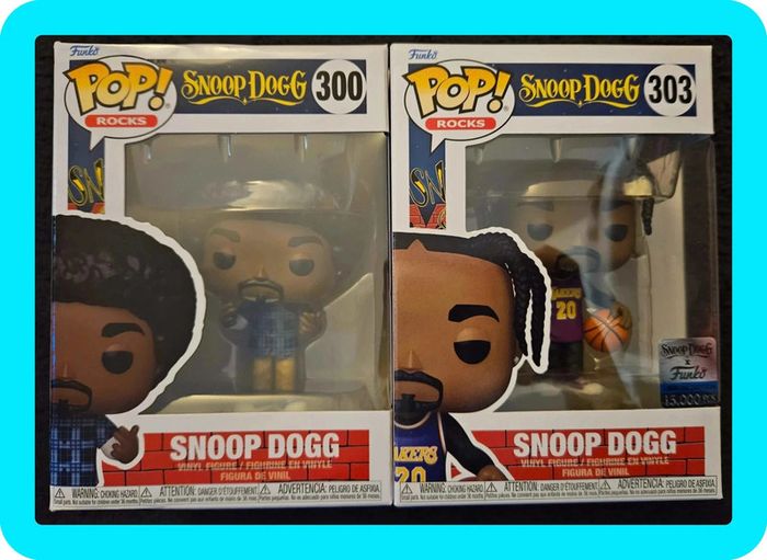 Funko Pop! Snoop Dogs Lakers #303 & Funko Pop! Snoop Dogs Lakers #303