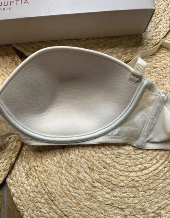 Soutien-gorge ivoire Pronuptia Paris - T95D - photo numéro 8