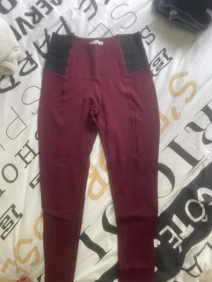Legging bordeaux
