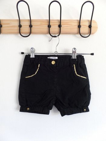 Short noir Kiabi 18 mois