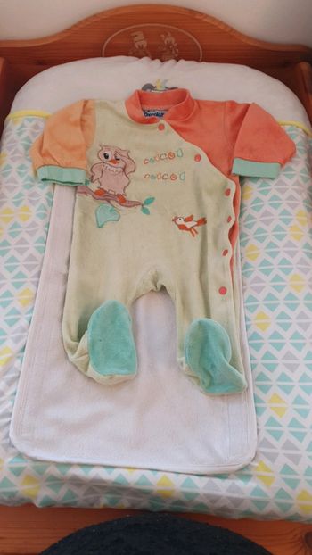 Pyjama hibou 3 mois