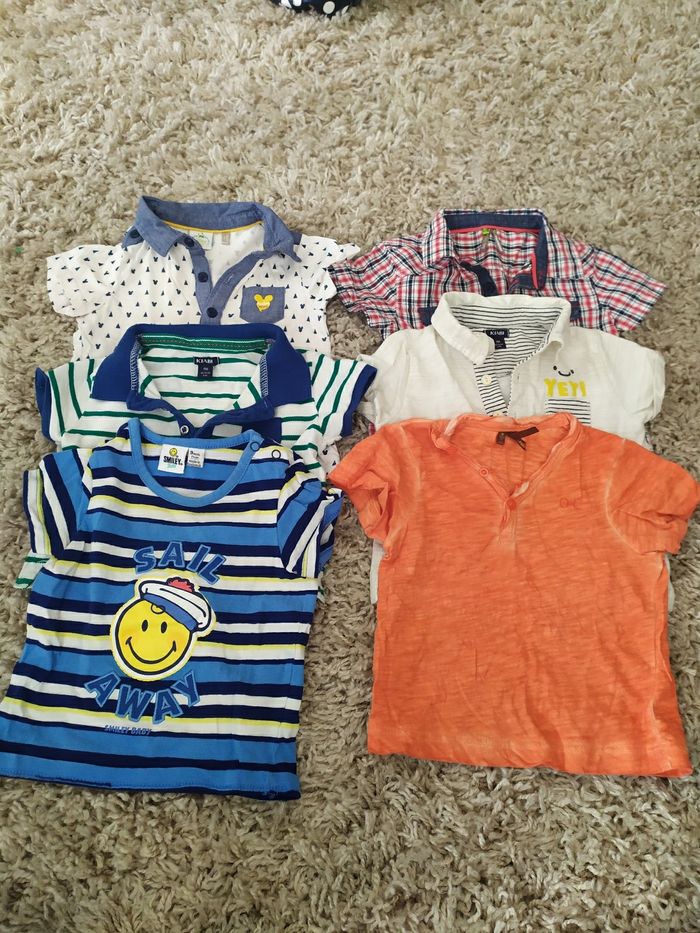Lot t-shirt 12mois