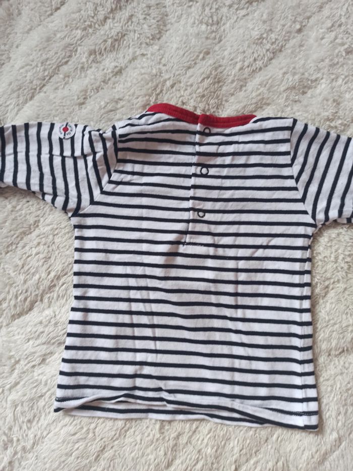 Ensemble salopette t-shirt terre de marins - photo numéro 9