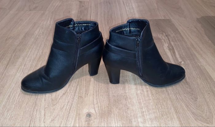 Boots à talon noires Camaïeu - photo numéro 2